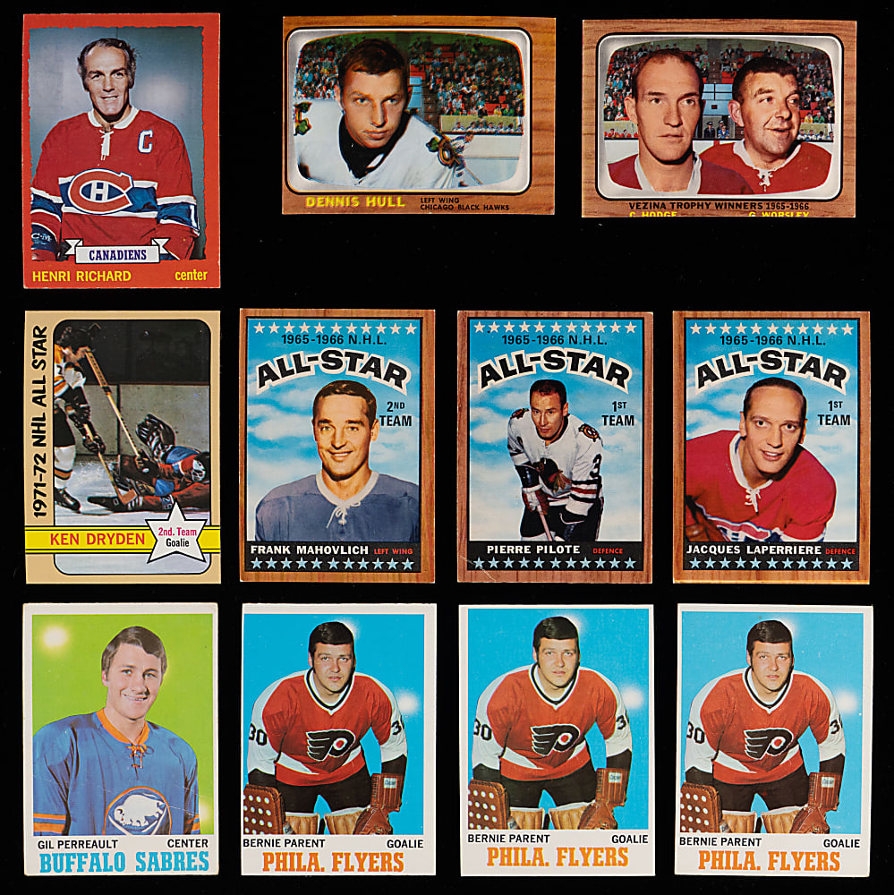1961-1978 Hockey Shoebox Collection (326) with Stars