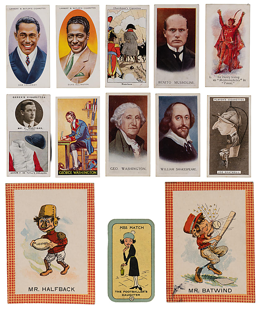 1900s-1950s Mostly English Non-Sport Complete/Near Set Collection (30)
