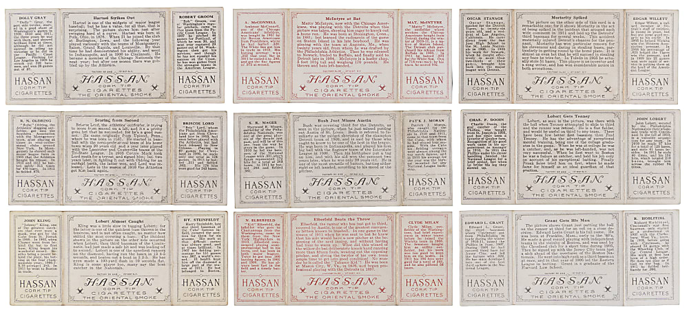 1912 T202 Hassan Triple Folders Group (9)