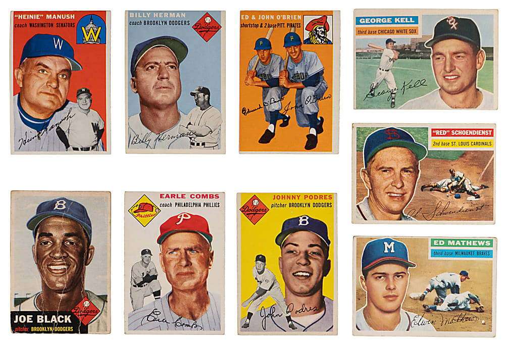 1952-1956 Topps & Bowman Collection (317) with 1954 Topps Partial Set (189/250)