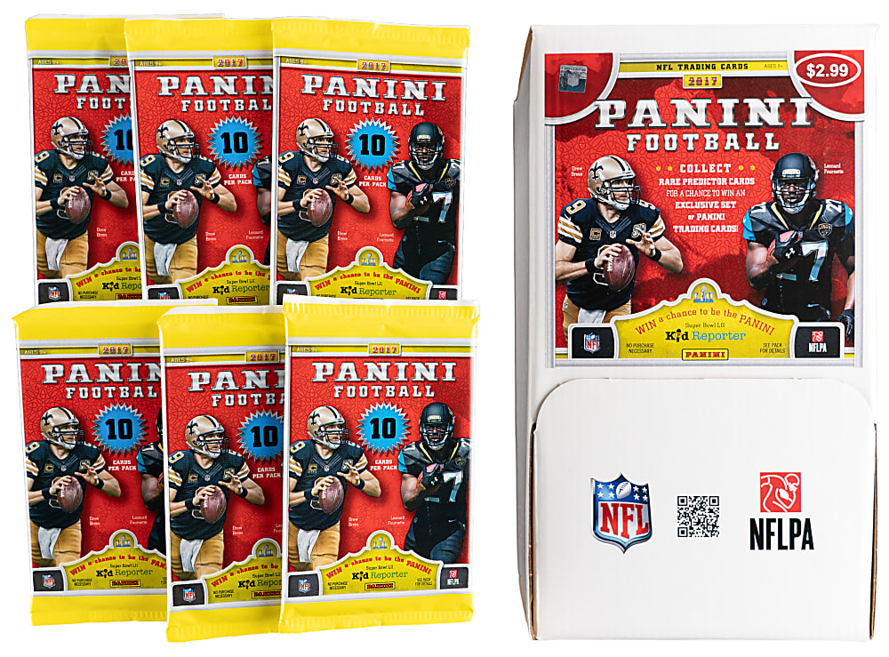 2017 Panini Football Gravity Feed Box with (24) Unopened Packs