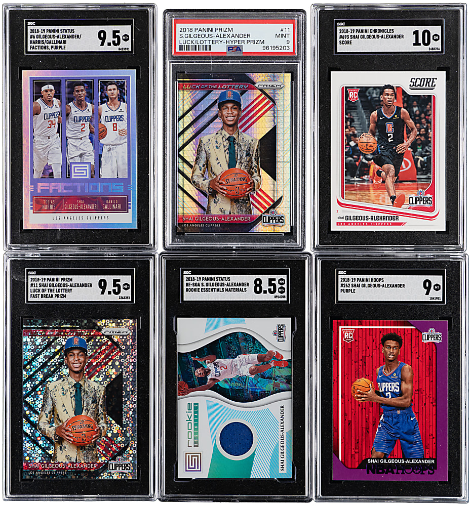2018 Shai Gilgeous-Alexander Graded Rookie Collection (10)