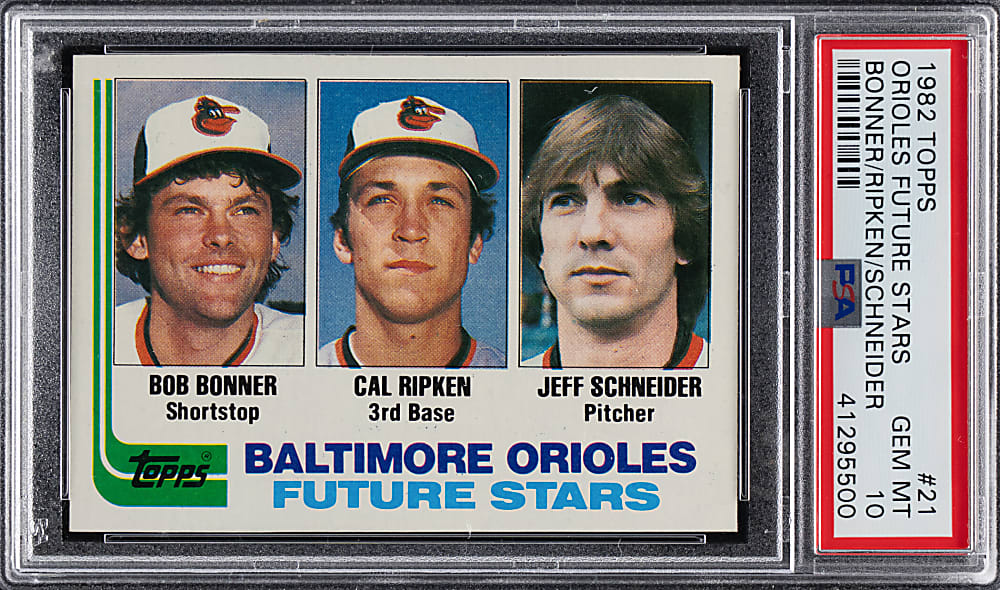 1982 Topps #21 Cal Ripken Jr. Rookie PSA GEM MINT 10