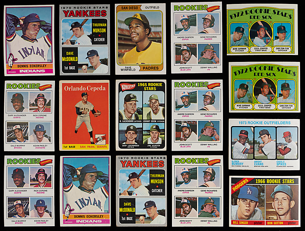 1958-1979 Topps Star Rookie Collection (62) with (42) Hall of Famers