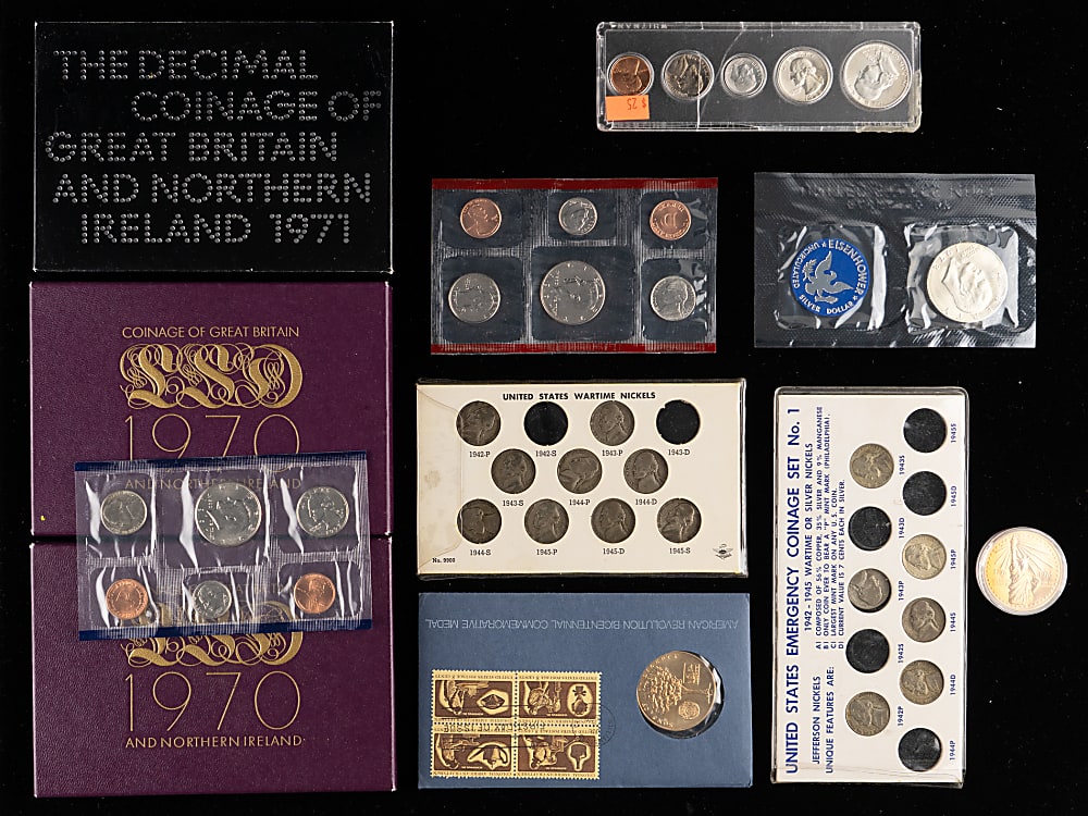 Ancient to Modern World Coin, Token & Banknote Collection with 1813 8 Reales