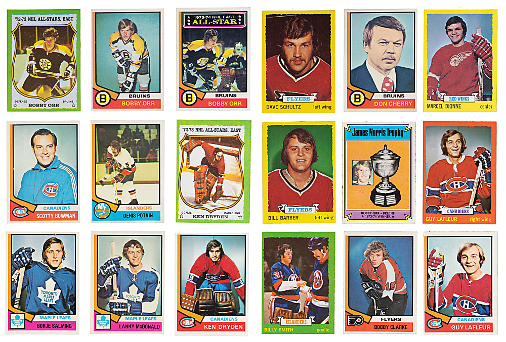 1973-1974 & 1974-1975 Topps Hockey Complete Set Pair - (460) Total Cards