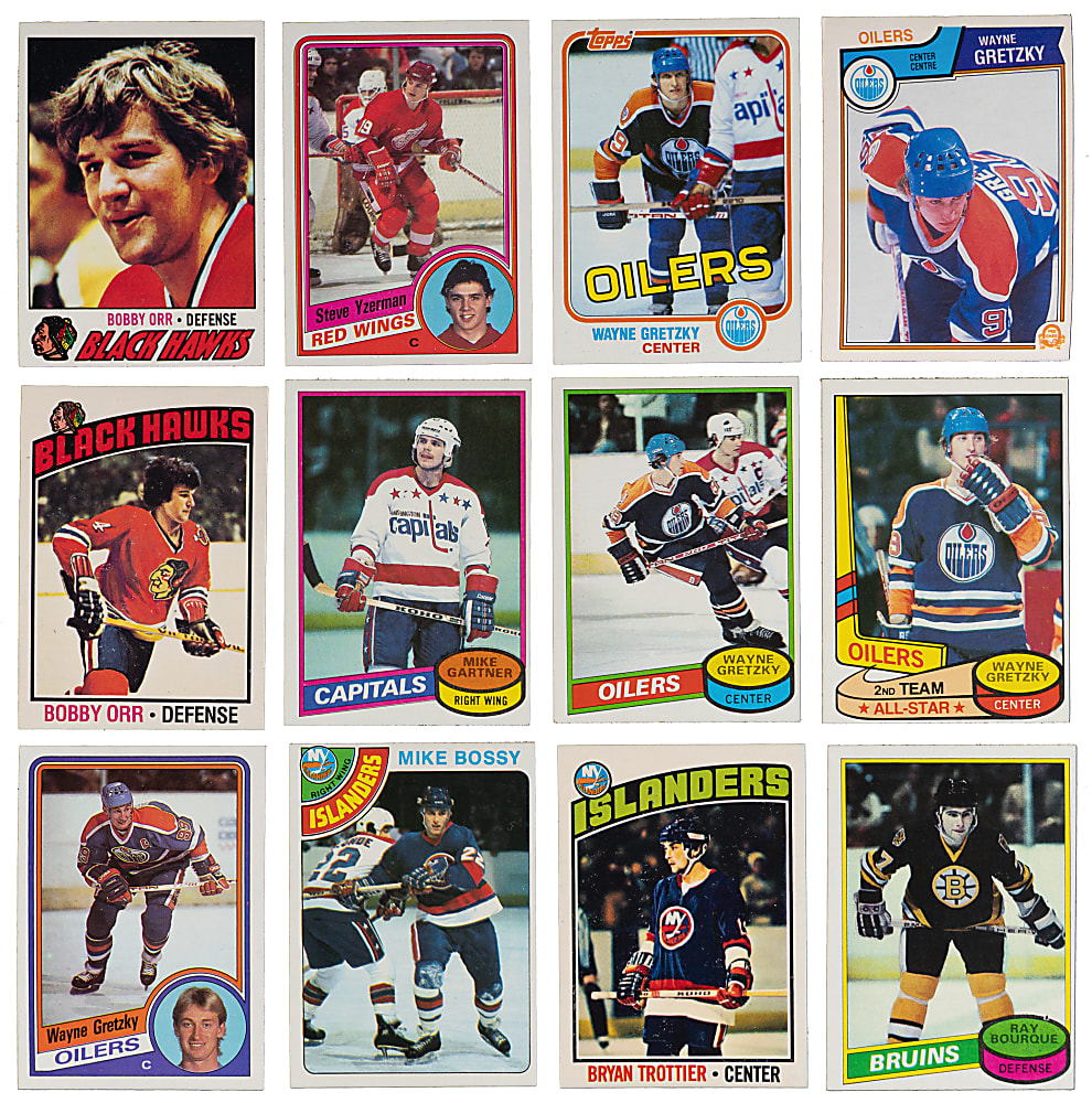 1976-1990 Topps & O-Pee-Chee Hockey Complete/Near Set Collection (9) - (2,540) Total Cards