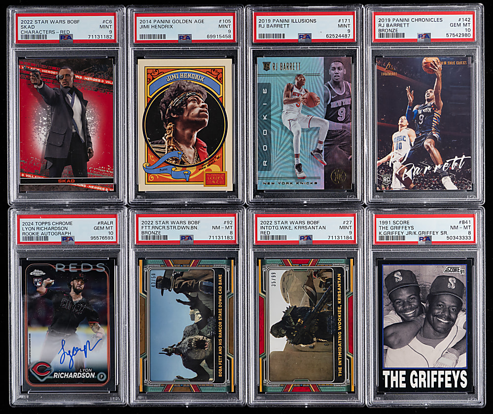 Modern Multi-Sport Certified Auto, Relic & Graded Collection (113) with (59) Certified Autos & Several Stars