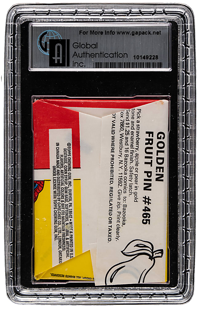 1974 Topps Comic Book Heroes Unopened Wax Pack GAI NM-MT 8