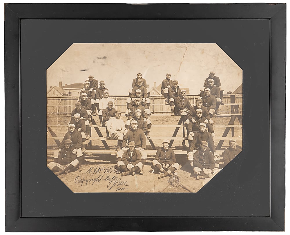 1911 New York Highlanders Oversized Team Photograph in Framed Display