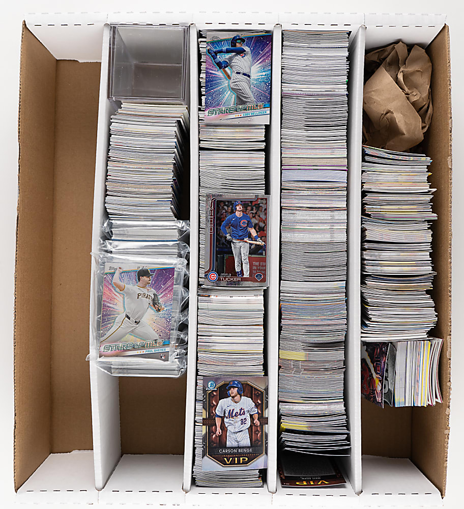 Modern Star, Rookie and Prospect Hoard (2,200+) with Numerous Inserts/Parallels Including Betts, Judge, Ohtani & Skenes Bricks