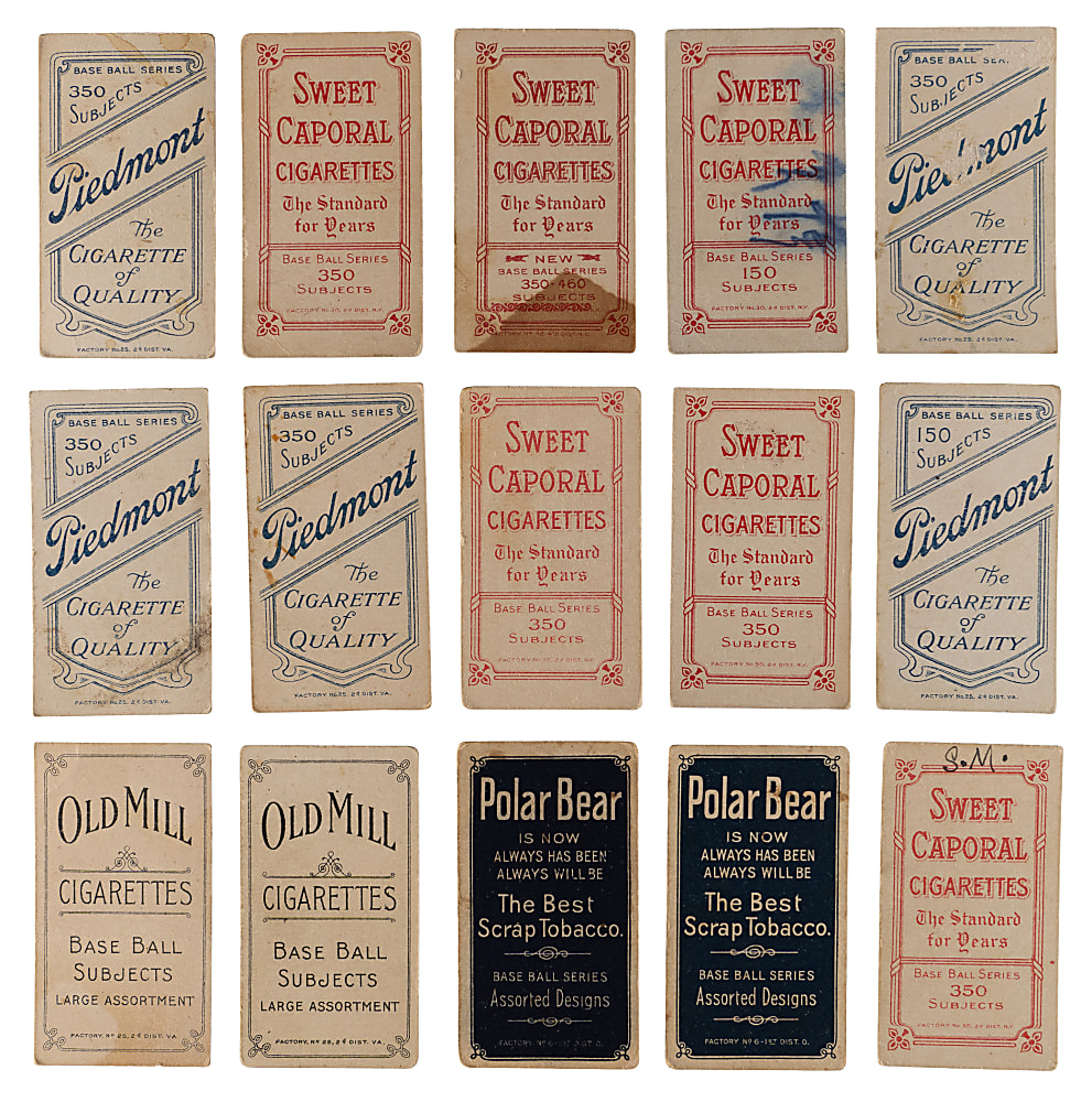 1909-1911 T206 White Border Collection (15) with (4) Old Mill & Polar Bear