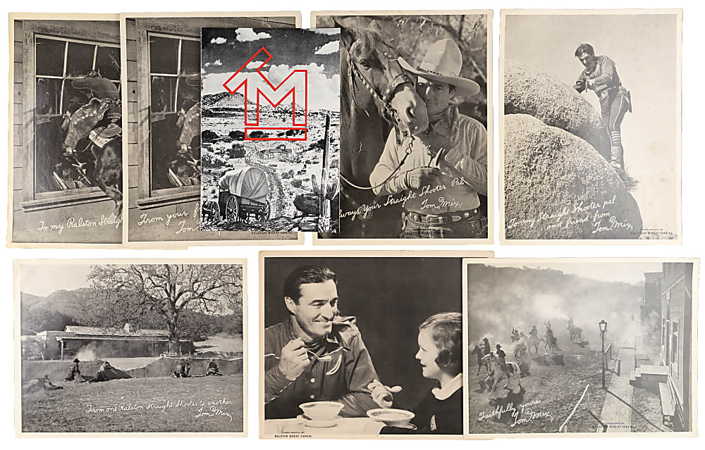 1920s-1940s Tom Mix Collection (44) with Exhibits, Premiums & Decoder Set