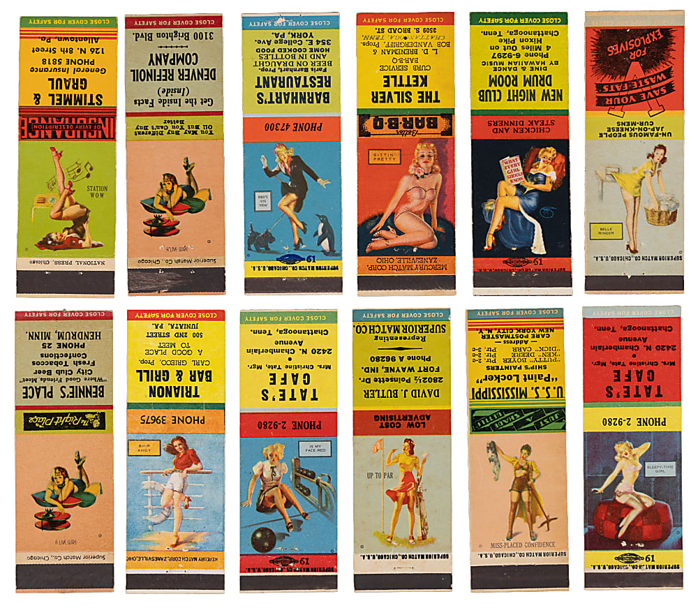 1938-1951 Mutoscope/Elvgren Pin-Up Girls Collection (168)