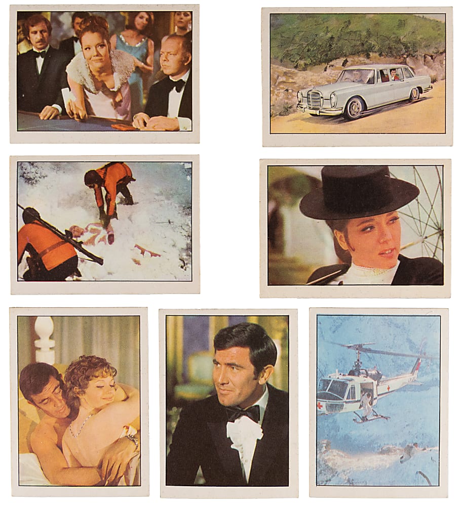 1969 Anglo Confectionary James Bond On Her Majesty's Secret Service Complete Set (56)