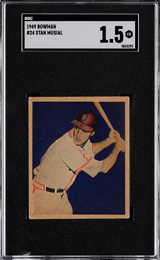 1949 Bowman #24 Stan Musial SGC FAIR 1.5