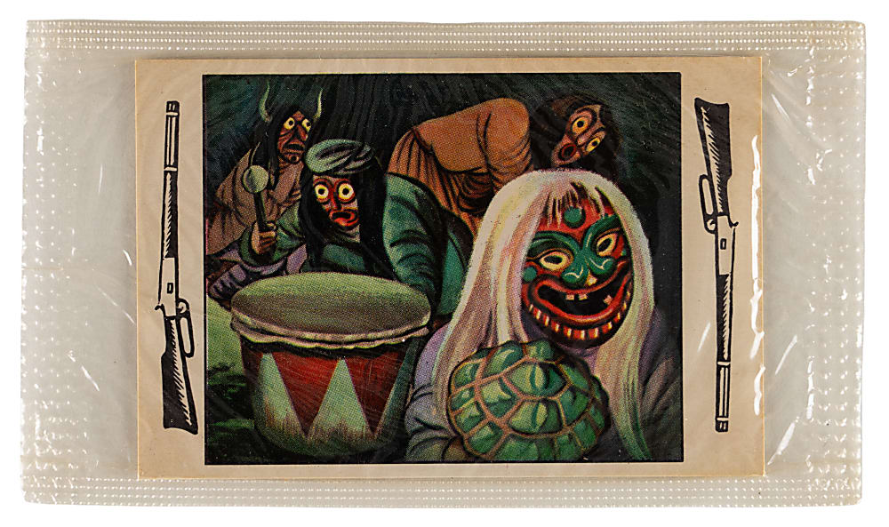 1956 Parkhurst Frontier Days High-Grade Unopened Cello Pack - Extremely Scarce!