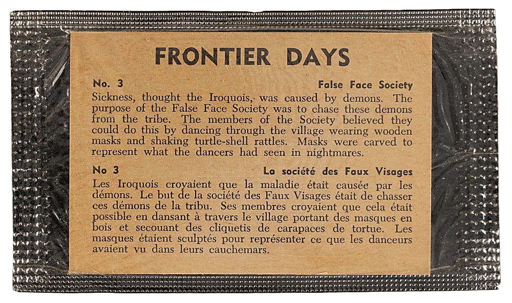 1956 Parkhurst Frontier Days High-Grade Unopened Cello Pack - Extremely Scarce!