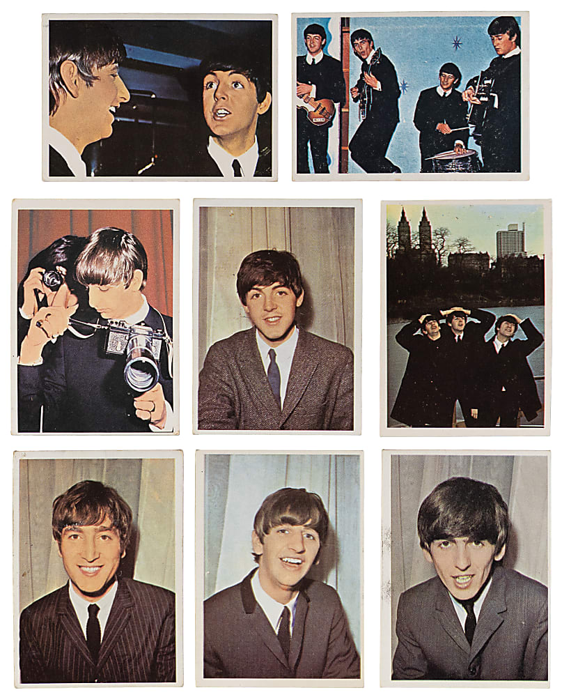 1964 Topps Beatles Color (64) & Diary (60) Complete Set Pair Plus Color Original Wrapper