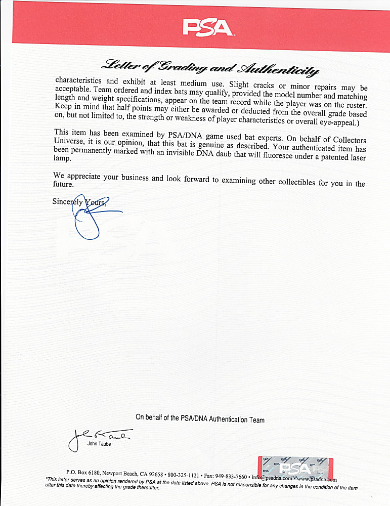 1980-1982 Paul Molitor Signed Game-Used Milwaukee Brewers Bat - PSA/DNA GU 8.5