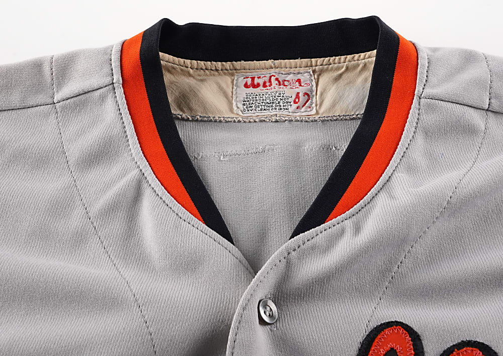 1979 Frank Robinson Baltimore Orioles Game-Used Coaches Road Jersey (American League Champs) - Phil Wood LOA