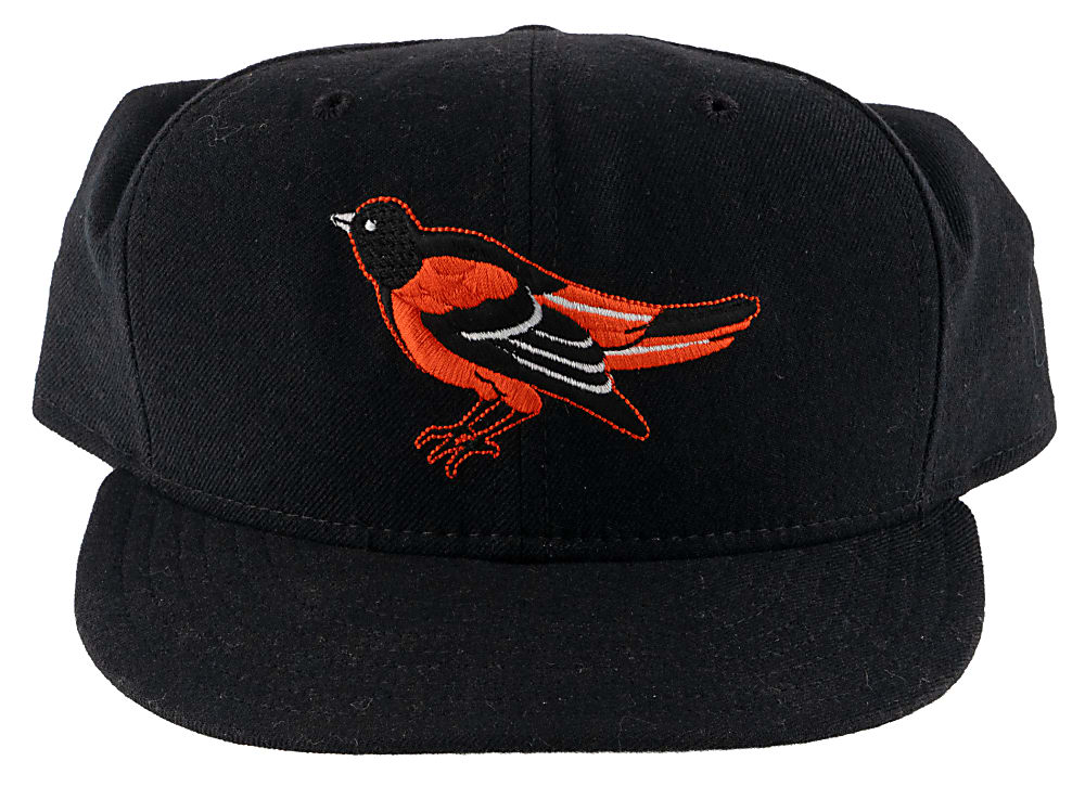 1996 Eddie Murray Attributed Game-Used Baltimore Orioles Cap with Phil Wood LOA