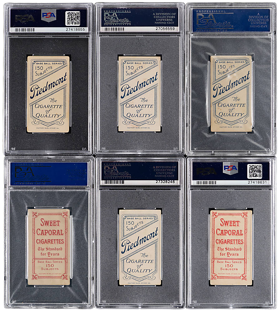 1909-1911 T206 White Border PSA VG-EX 4 Graded Collection (9)
