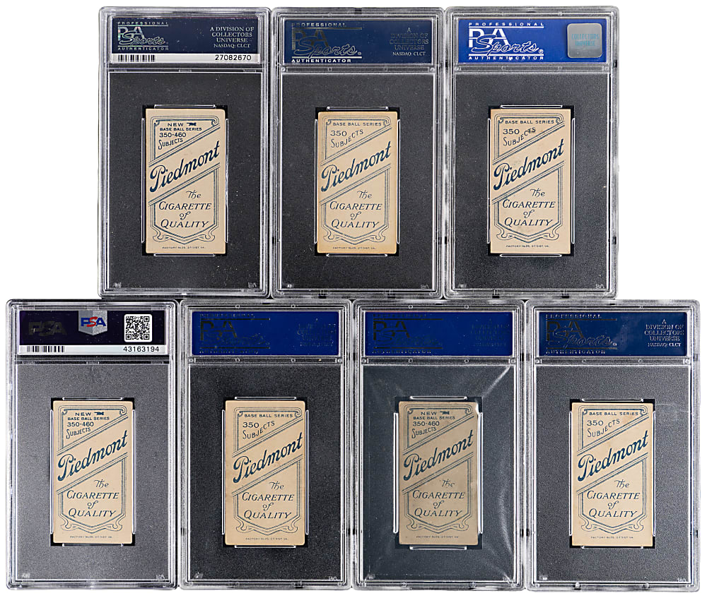 1909-1911 T206 White Border PSA Graded VG-EX 4 Collection (15)