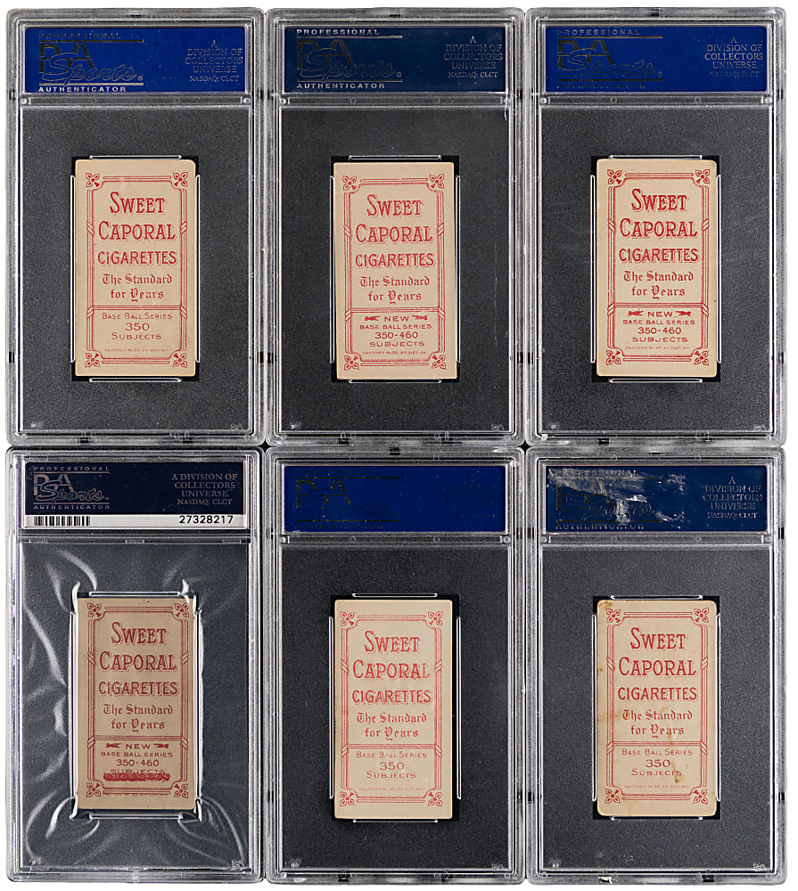 1909-1911 T206 White Border PSA Graded VG-EX 4 Collection (12)