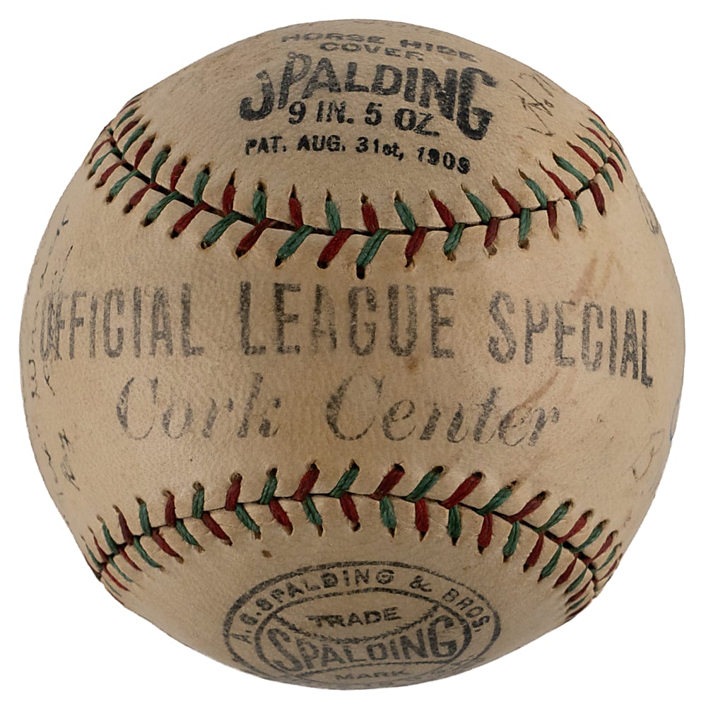 1928 Central League Champions Fort Wayne Chiefs Team-Signed Baseball with (20) Signatures
