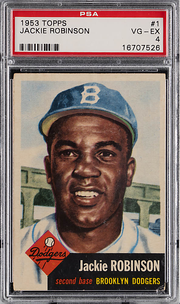 1953 Topps #1 Jackie Robinson PSA VG-EX 4