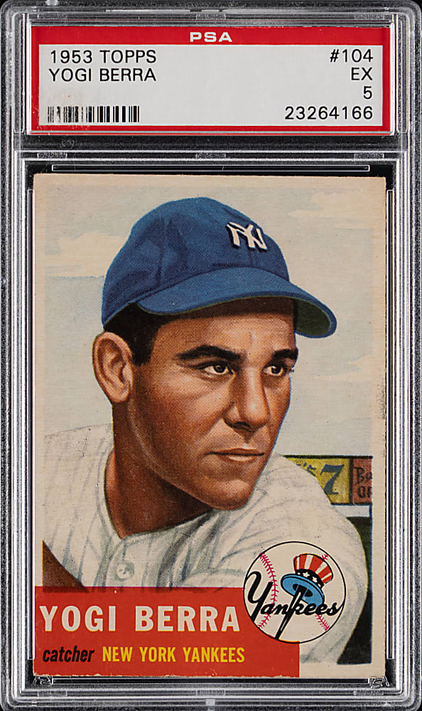 1953 Topps #104 Yogi Berra PSA EX 5