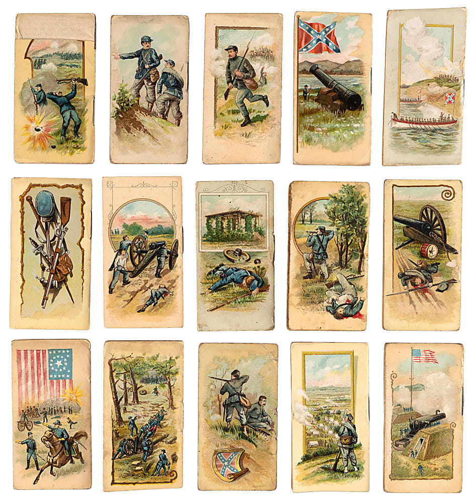 1889 N78 Duke History of Generals Partial Set (28/50) with Beauregard, U.S. Grant & Sherman