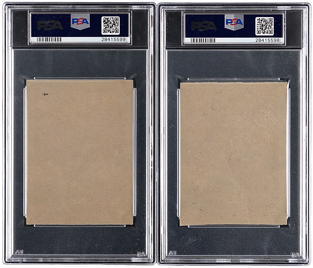 1931 W517 Philadelphia Athletics Hall of Fame PSA Graded Pair with #39 Lefty Grove & #40 Al Simmons