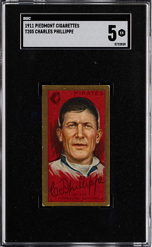 1911 T205 Gold Border Deacon Phillippe SGC EX 5