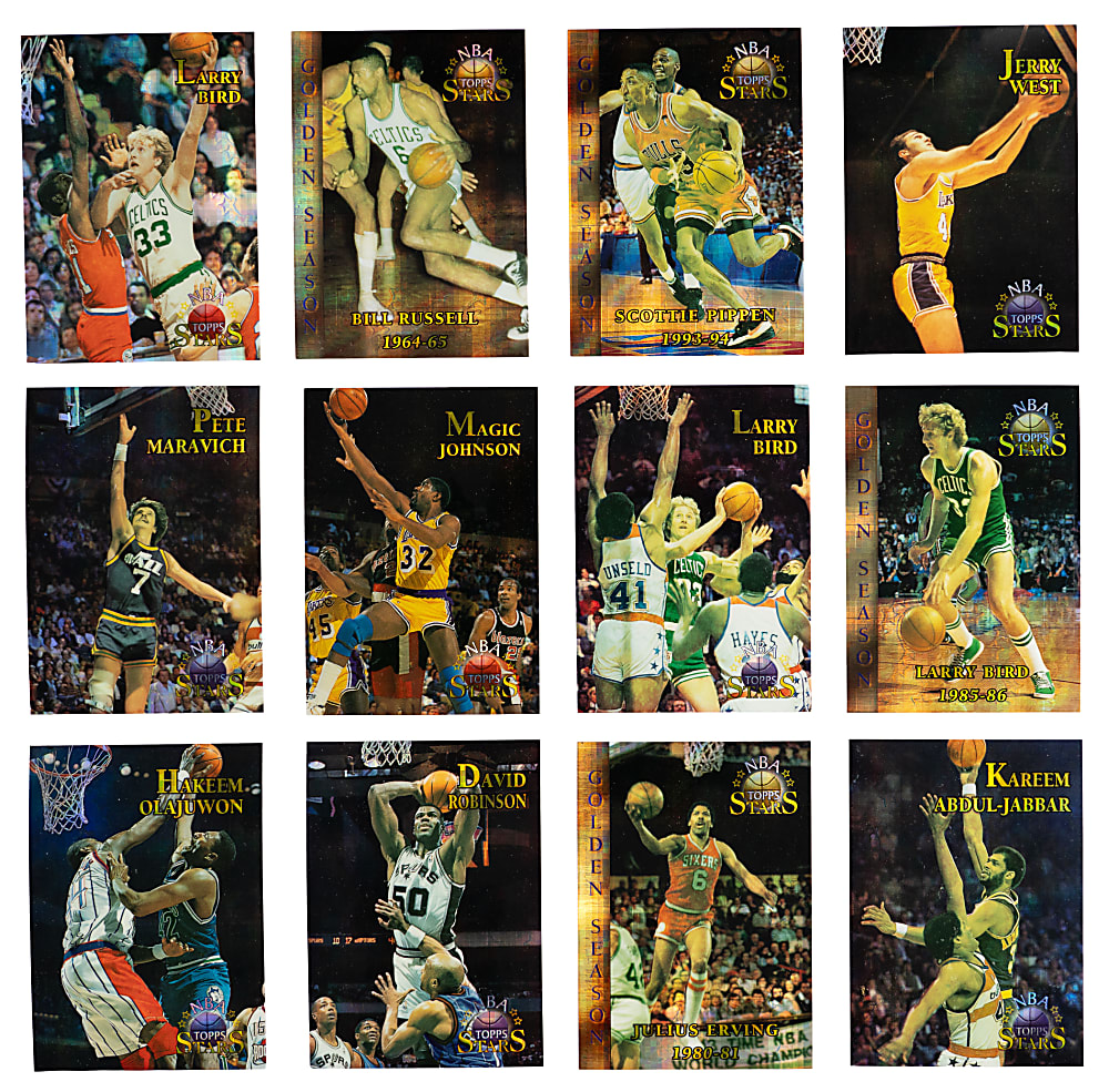 1996 Topps NBA Stars Atomic Refractor Partial Set (96/150) - Potentially Largest Lot Publicly Offered!