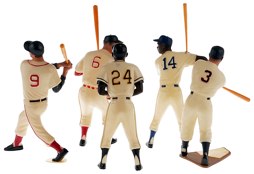 1958-1962 Hartland Statues Collection (5) with Willie Mays & Ted Williams