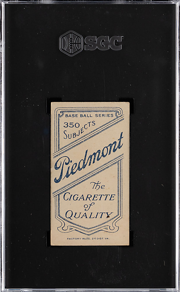 1909-1911 T206 White Border Vic Willis Throwing SGC EX 5