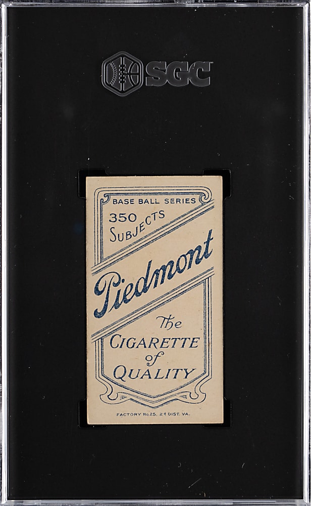 1909-1911 T206 White Border Vic Willis Throwing SGC VG/EX+ 4.5