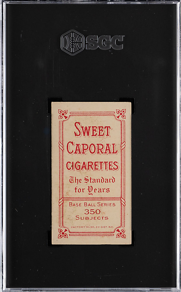 1909-1911 T206 White Border Vic Willis with Bat SGC VG/EX 4
