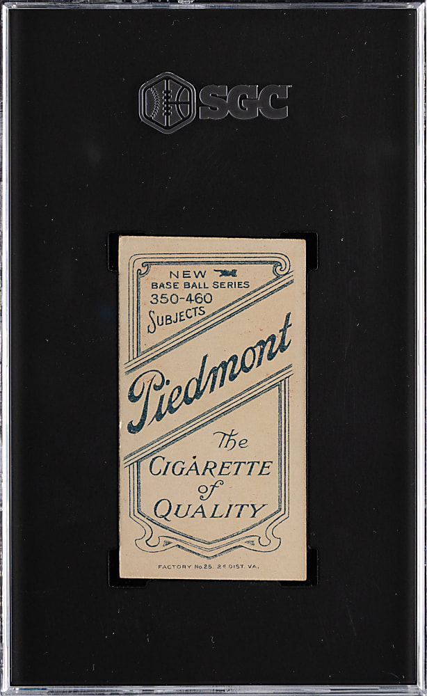 1909-1911 T206 White Border John McGraw Portrait with Cap SGC VG/EX+ 4.5