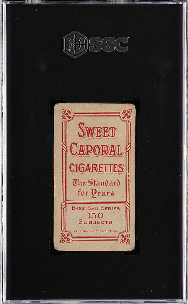 1909-1911 T206 White Border Mordecai Brown Cubs on Shirt SGC POOR 1