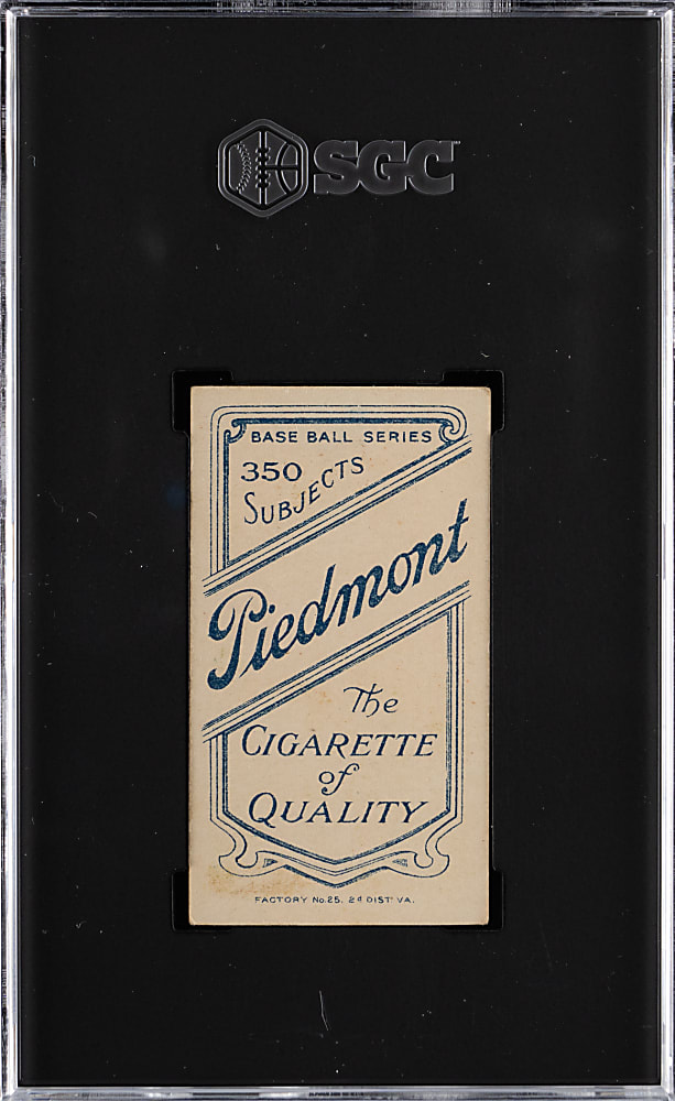 1909-1911 T206 White Border Cy Seymour Throwing SGC EX 5