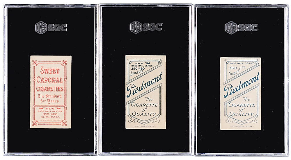 1909-1911 T206 White Border St. Louis Player SGC VG/EX 4 Graded (3)