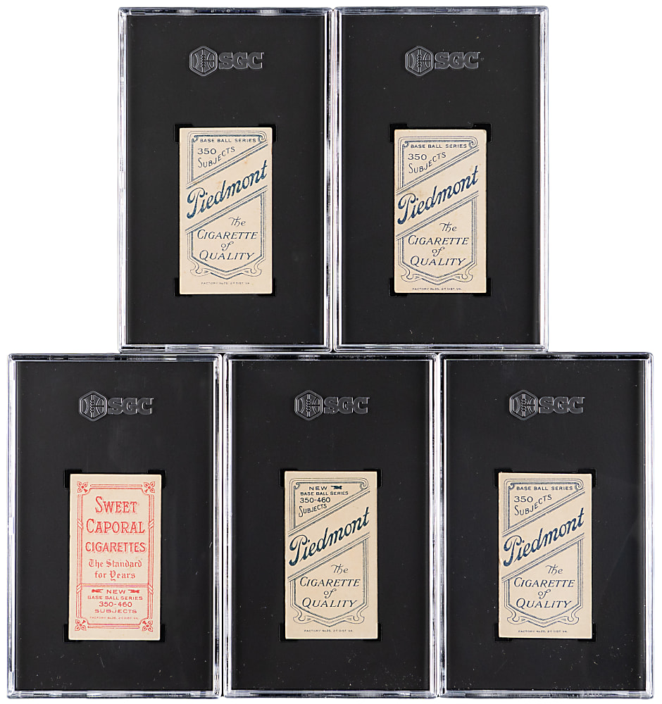 1909-1911 T206 White Border New York Giants SGC VG+ 3.5 to VG/EX 4 Graded (5)