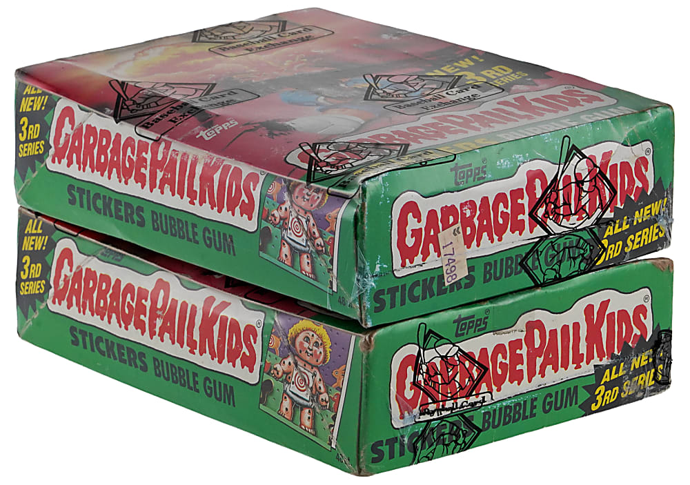 1986 Topps Garbage Pail Kids Series 3 Unopened Wax Box Pair - Both BBCE