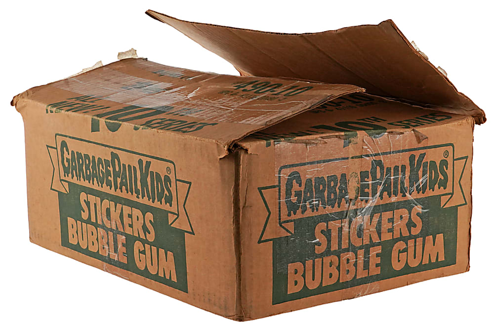 1985-1987 Topps Garbage Pail Kids Series 1-10 Collection (148) with (119) Wax Packs, Posters & Display Case/Boxes