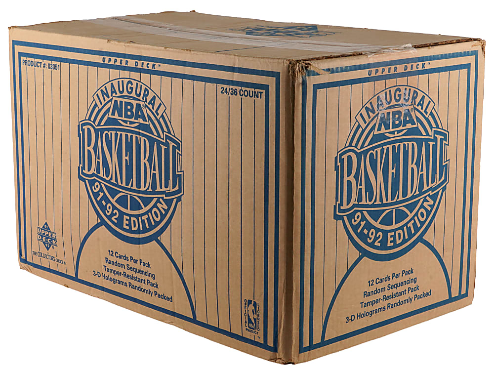 1991-1992 Upper Deck Basketball Series 1 Sealed Box Case (24 count)