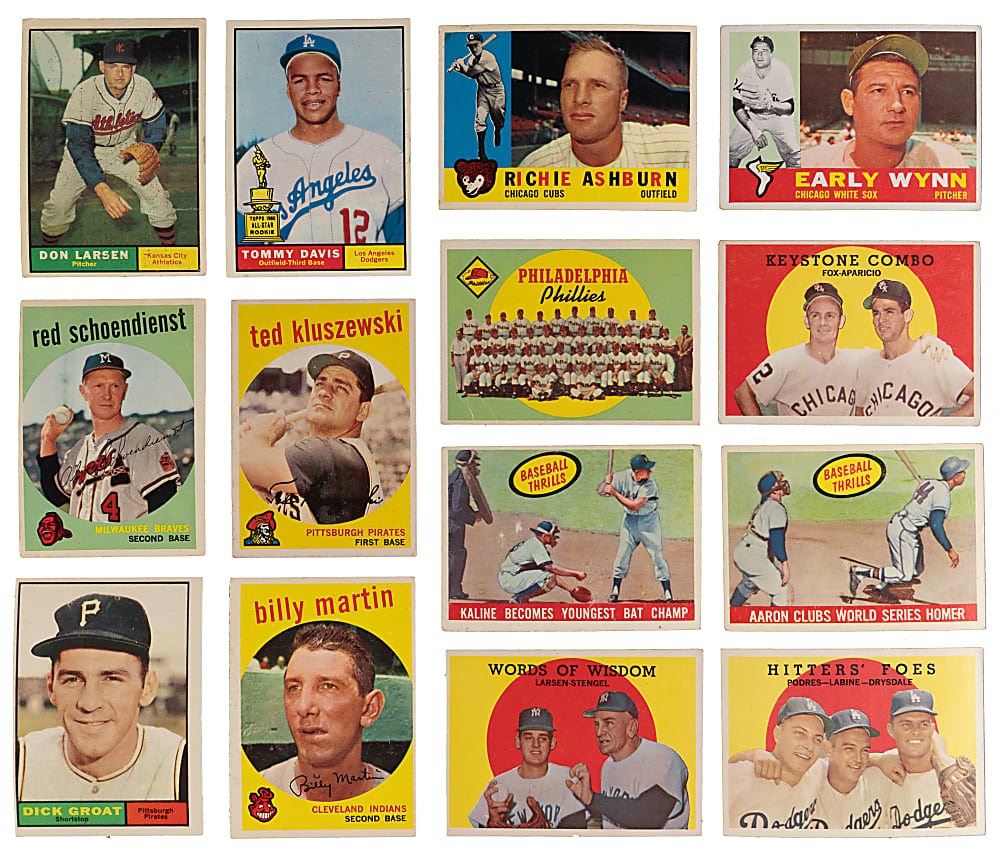 1959-1961 Topps Singles Collection (363) with Starter Sets