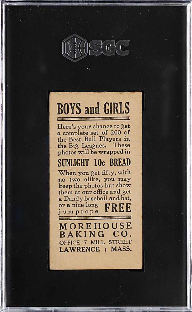 1916 D352 Morehouse Baking #11 Zinn Beck SGC FAIR 1.5